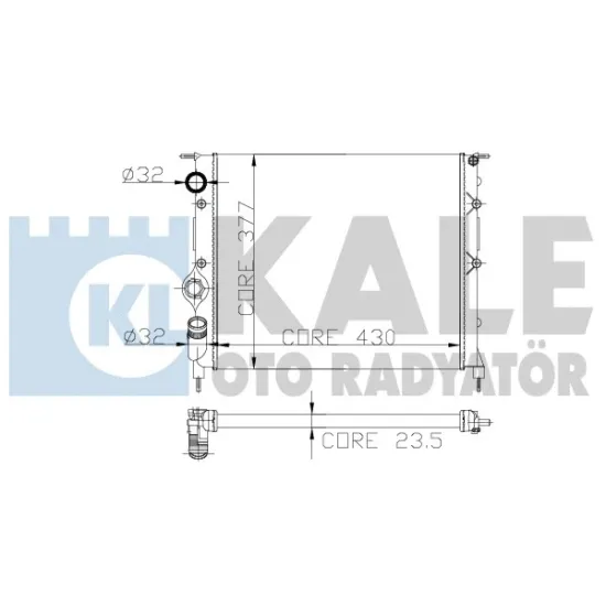 MOTOR RADYATORU MEKANIK EXPRESS II (30x349x23)