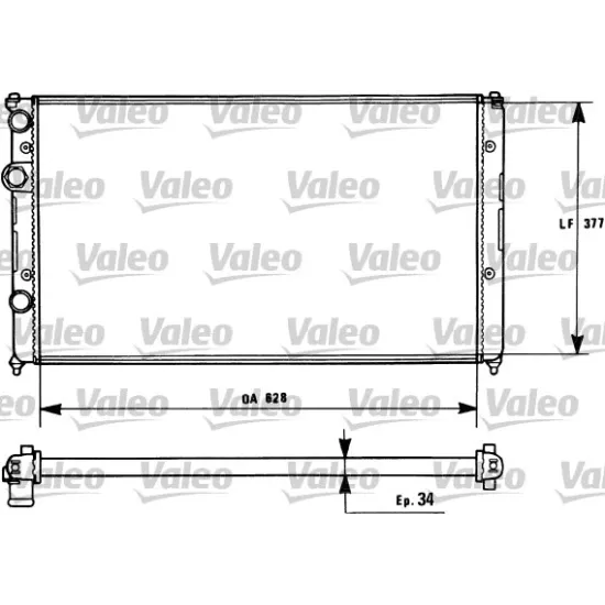 SU RADYATORU-KLIMALI628×378 (VW CADDY 96-03 GOLF 92-98 POLO 95-02 POLO CLS 96-02 SEAT IBIZA 93-99) AEE-AHW-AFK-AUA