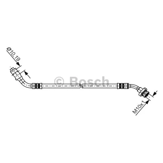 HORTUM FREN ON SAG-(NISSAN D21 90/97/D22 98/02 )