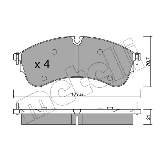 ON (1LB) FREN BALATASI-  (VW CRAFTER 17-)