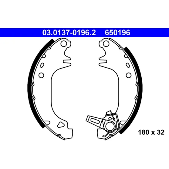 KAMPANA BALATA ( PEUGEOT 106 I - II 205 309 89 - 96 / CITROEN SAXO 96 - 03)