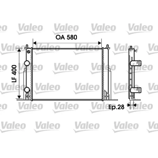 RADYATOR SU KLIMALI MEKANIK ( FIAT STILO 1.6 1.8 1.9JTD 01 )