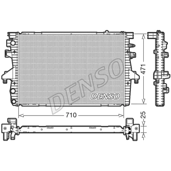 SU RADYATORU BRAZING (VW TRANSPORTER 03-10) AXB O.E.