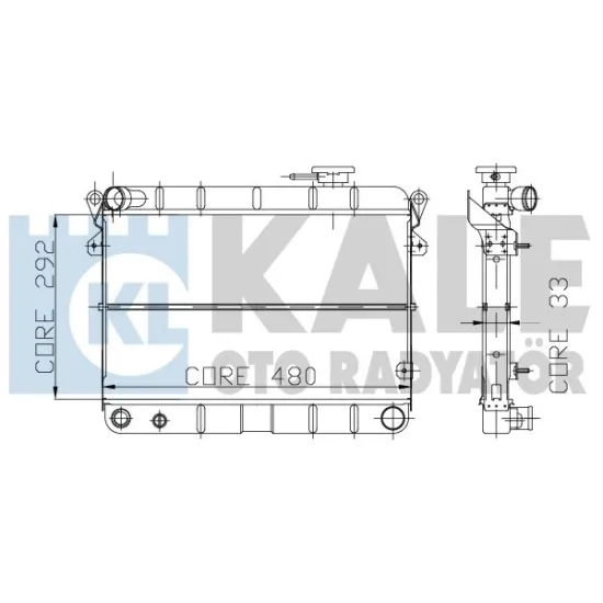 RADYATOR 2S-AL M131 