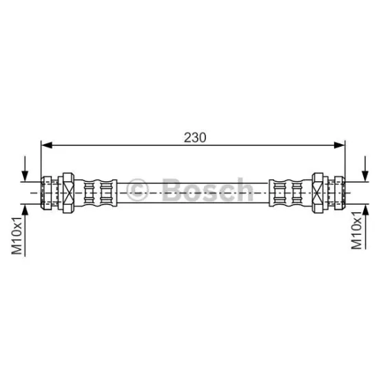 KM03 HORTUM FREN ON R/L-(MITSUBISHI L200 98/05 )