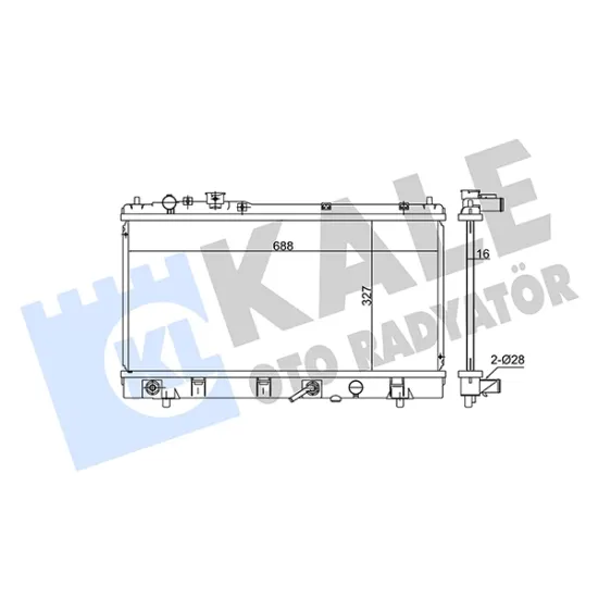 RADYATOR 01-04 MA.323 1.6 +OS