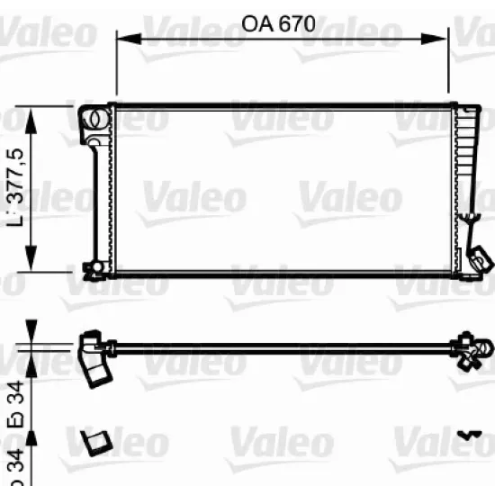 RADYATOR KLIMALI MEKANIK ( PEUGEOT PARTNER 99 1.9D / CITROEN BERLINGO 99 1.9D )