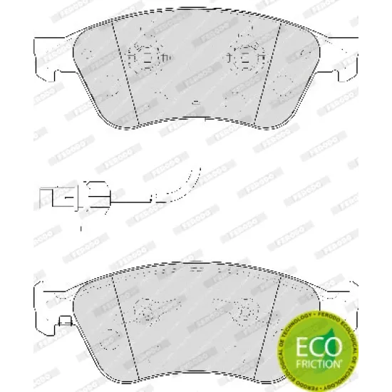 ON FREN BALATASI-KABLOLU- (VW PHAETON 02-16 AUDI A6 05-11 A8 04-10)