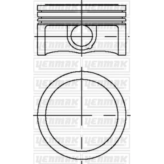 PISTON+SEGMAN STD 79MM ( OPEL INSIGNIA 2009- 1600CC 132KW 180HP A16LET EURO5/ASRTA J 1.6i 16V 180HP)