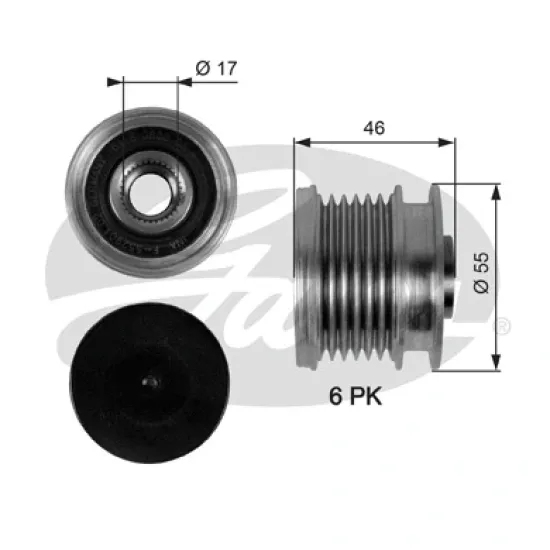 ALTERNATOR KASNAGI MERCEDES OM646-OM651 CDI / 204-205-212-222-172-447-639-906 SPRINTER