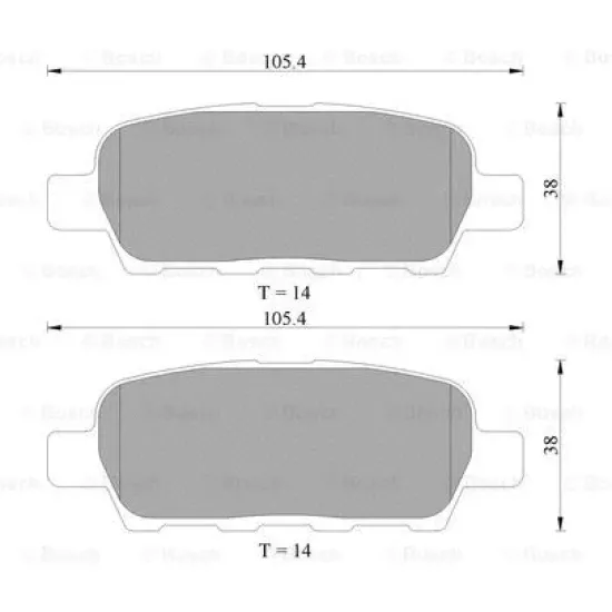 FREN BALATASI ARKA NISSAN QASHQAI J10 07-13 XTRAIL T30 00-/ XTRAIL T31 07-13 PARTHFINDER 13-/ KOLEOS 08-/ JUKE 10-/ SUZUKI GRAND VIT