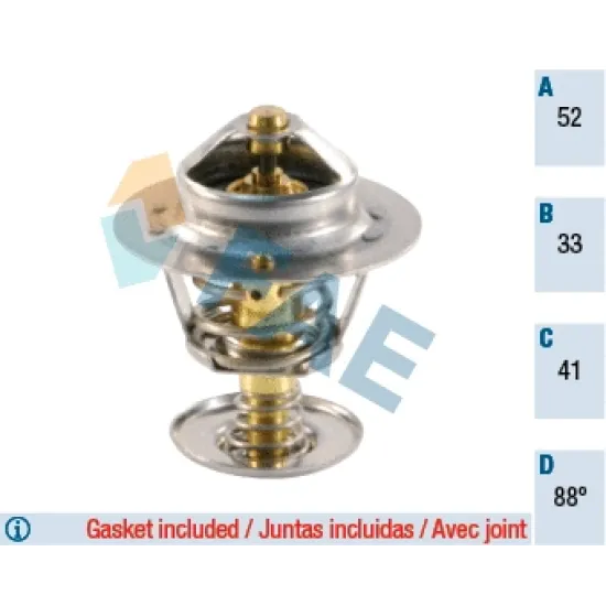 TERMOSTAT 88 °C (CONTALI) DEFENDER 90>98 DISCOVERY 1 89>98 DISCOVERY 2 98>04 2.5TDI TD5