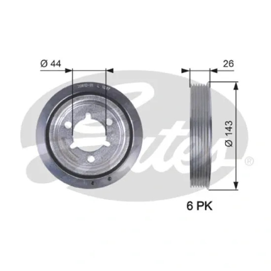 KRANK KASNAGI 01> PT.206-1007-C2-C3 1.6i 16V