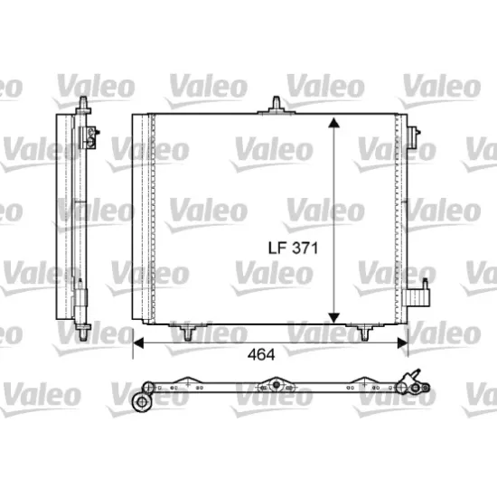 KONDANSER (CITROEN C2-C3-DS3 1.4-1.6-1.4HDI-1.6HDI )