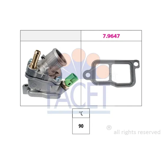 TERMOSTAT VOLVO C 30 C 70 II S 40 II S 60 I S 60 I AWD S 80