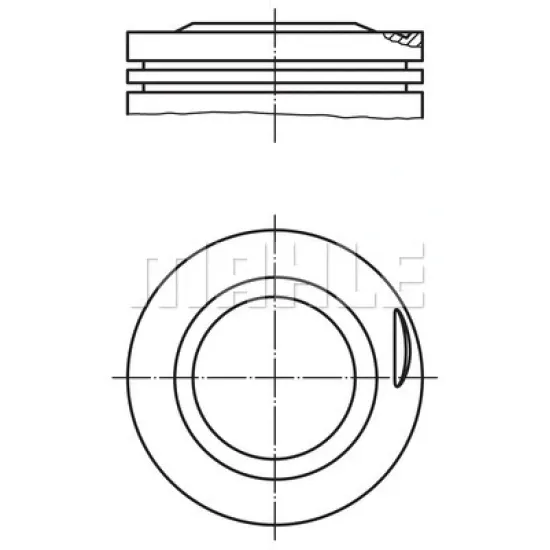 PISTON+SEGMAN 0.50 79MM ( OPEL ASTRA TWINPORT MERIVA 1.6 2003/ 101PS Z 1.6 XEP )