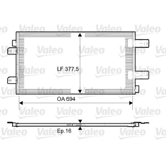 KONDANSER (RENAULT MASTER II 2.5DCI 06-)