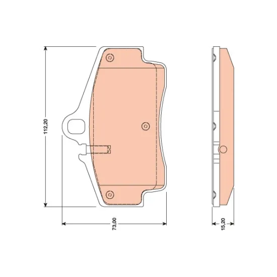 FREN BALATASI ARKA PORSCHE 911 3.4 3.6 3.8 97-08 PORSCHE BOXSTER 2.5 2.7 3.2 3.4 96-