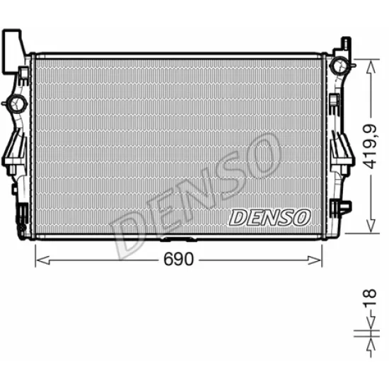 SU RADYATORU MERCEDES VITO 447 109/110/111/114 CDI  OM622