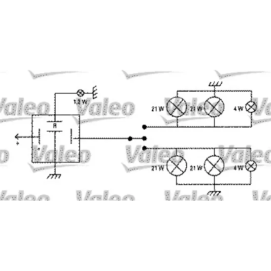 FLASOR 12V 21W SIYAH ( RENAULT R9 - R11 )