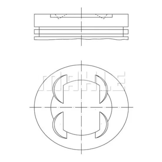 PISTON+SGM (ADET) STD CORSA.D 1.4 16V *A14XER* *73.4*