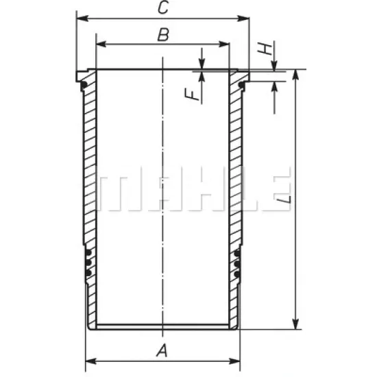 MOTOR KITI (PISTON-SEGMAN-GOMLEK) 131 MM RENAULT DXI MAGNUM EURO 3 / VOLVO D 12 B EURO 2 / D 12 