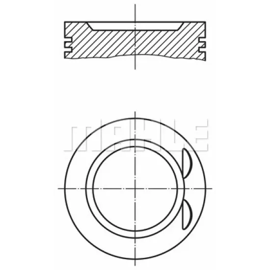 MOTOR PISTON SEGMAN 79,50mm (+1,00) MEGANE K4M 1,6 16V