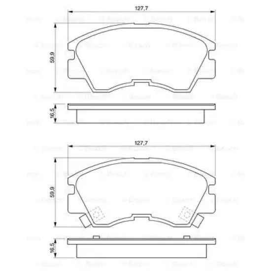 BALATA FREN ON-(MITSUBISHI L300 90/08/ L200 86/97 )