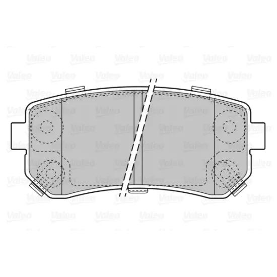 FREN BALATASI ARKA HYUNDAI ACCENT ERA 06-/ / I20 08-15 / I30 07-12 / IX20 10-/ / IX35 10-/ / SONATA 10-14 / KIA CEED 06-12 / CERATO