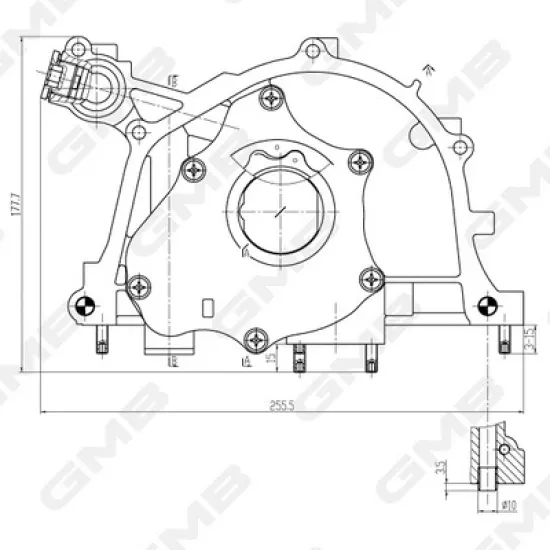 YAG POMPASI HONDA CRV 96-98 2000cc / B20B3 / CIVIC B16A2 96-01 VTI