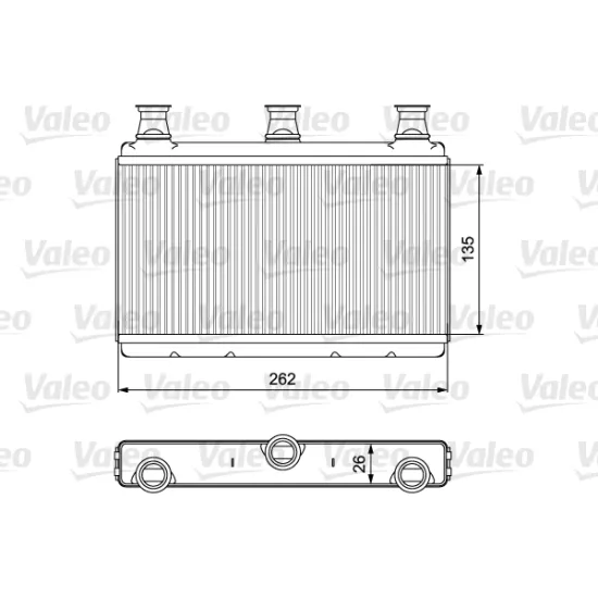 KALORIFER RADYATORU ( BMW 5 E60 / 5 TOURING E61 (03-10) / 6 E63/ 6 CABRIO E64 (4-10)  (AT/MT )