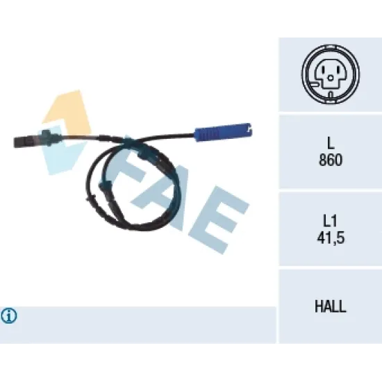 ABS SENSORU ARKA BMW E39 96>03