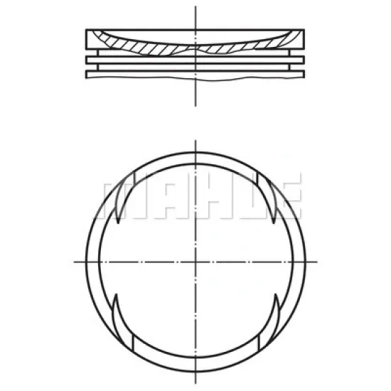 PISTON+SGM (ADET) STD POLO.IV 1.4 16V *AHW-AUA-AFH-BBZ-BKY-AUA-AXP* *76.51* 