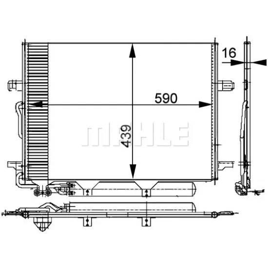 KLIMA RADYATORU (KONDENSER) 03> E-SERI (W211-S211)