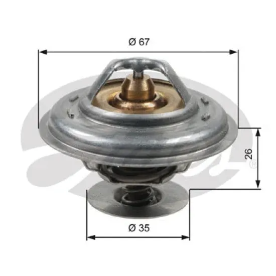 TERMOSTAT 87°C (VW CRAFTER - TRANSPORTER IV 2.5TDI)