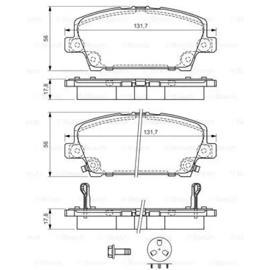 BALATA FREN ON-(HONDA CIVIC 07/11 HB/CIVIC 2012// SEDAN )