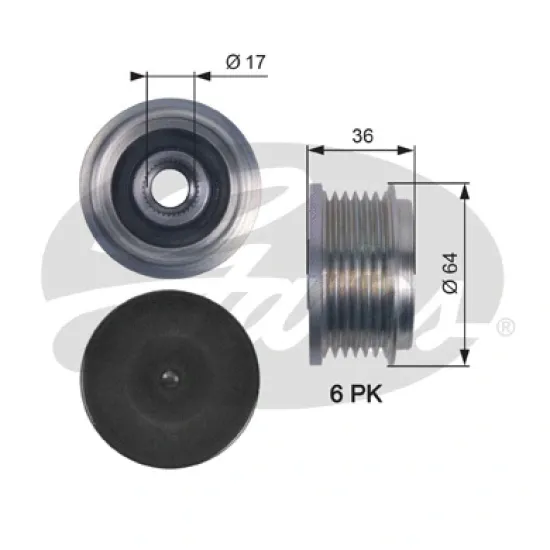 ALTERNATOR KASNAGI 07> BXR-DCT-JMP-TRANSIT 2.2hdi