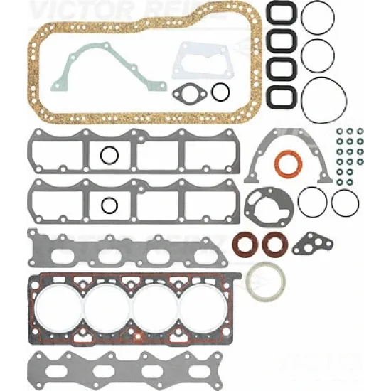 CONTA SUPER TAKIM SKT KECE + SUBAP LASTIK + SILINDIR KAPAK CONTA ( FIAT PALIO / MAREA / SIENA BRAVA 1.6 )