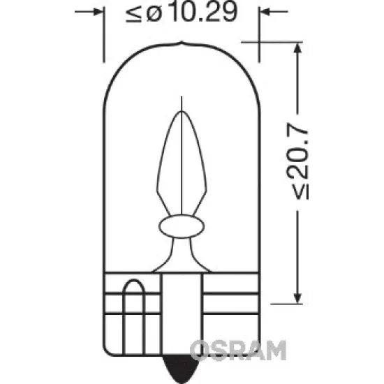 12V 2 Watt T10 ORTA DIPSIZ