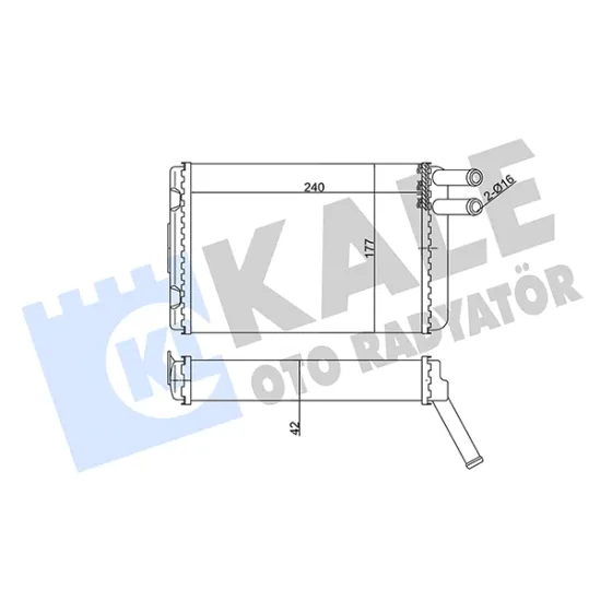 KALORIFER RADYATORU VOLVO 850 940 740 960 V90 97>98 S90 97>98