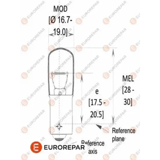 ERP 12V-R5W AMP AMPUL 