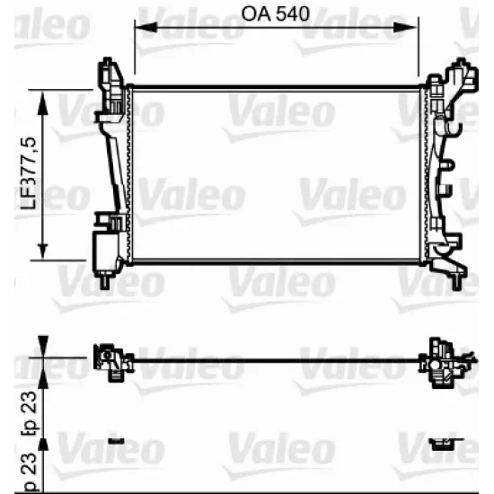 SU RADYATORU ( OPEL CORSA D 1.0 1.2 1.4 )