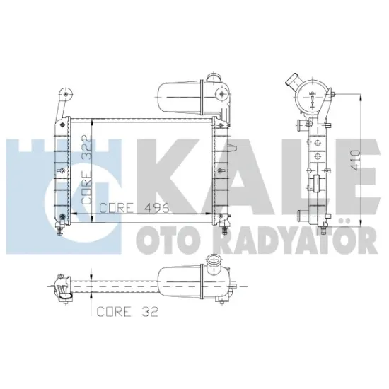 RADYATOR 2S-AL TEMPRA