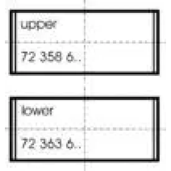 KOL YATAK 0.25 ( 4 CIFT YATAK ) ( OPEL CORSA 1.0 1.2 1.4 16V )