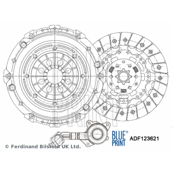 DEBRIYAJ SETI MONDEO IV CA2 07>14 TRANSIT CONNECT 13> 1.6 TDCI VOLVO S60 II (134): DRIVE / D2 S80 II (124): 1.6 DRIVE V60 (155, 157): 1.6 DRIVE V70 III (135): 1.6 DRIVE / D2 D 4162 T- (3S717A564AF BİLYA İLE BERABER) D 4162 T- RULMANLI 