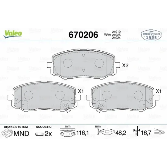 BALATA FREN ON-(HYUNDAI I20 08/15 1.2 BENZINLI )