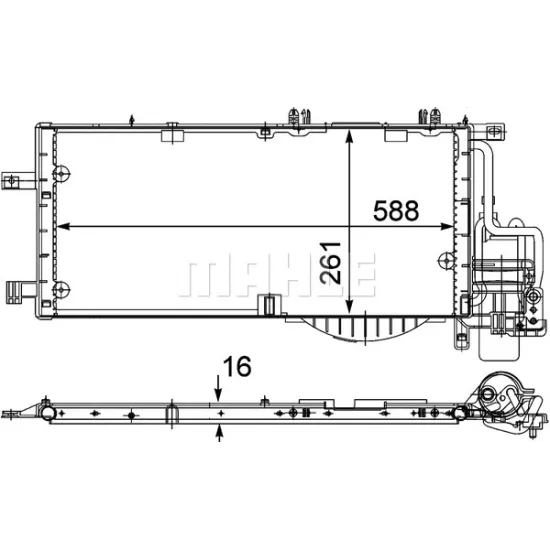 KLIMA RADYATORU (KONDENSER) 01> CORSA.C 1.3d *Z13DT* *U.K****