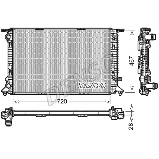 SU RADYATORU-OTOMOTIK SANZUMAN (AUDI A4 08-16 A5 10-17 Q5 09-17)