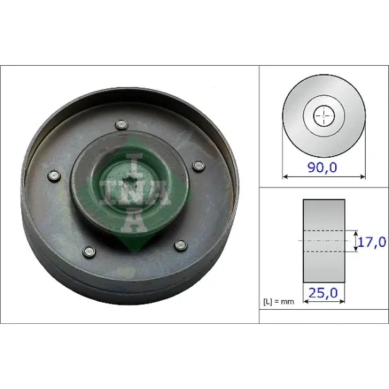 VANTILATOR GERGI RULMANI (VW 2.0TSI AMAROK TRANSPORTER V / AUDI 1.8TFSI 2.0TFSI A4 A5 Q5)