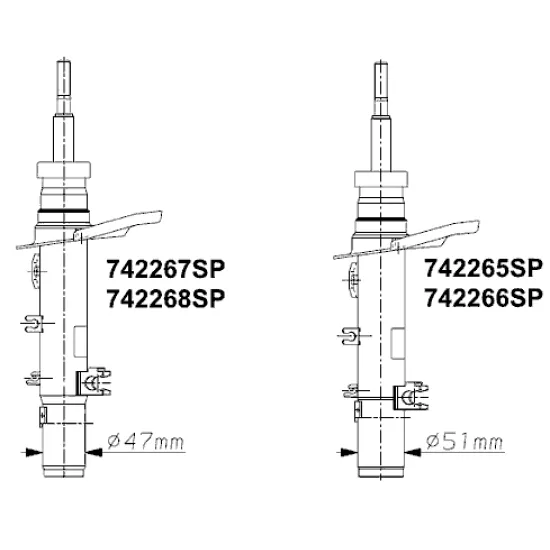 AMORTISOR ON SOL CITROEN C3 III 16-